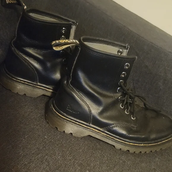 Doc Martens Black Lace-Up Boots - Picture 4 of 4